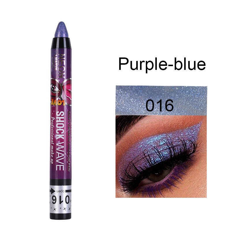 36 Colors Long-lasting Eyeshadow Pencil Waterproof Pigment Blue Brown Black Eyeliner Pen Women Fashion Color Eye Makeup Cosmetic